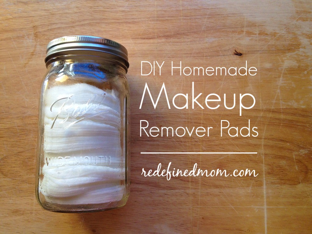 Coconut Oil for Skin: Makeup Remover Pads in a glass jar