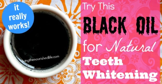 black oil for white teeth nope i m not kidding this recipe is perfect 