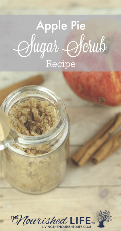Apple Pie Sugar Scrub Recipe [from livingthenourishedlife.com]